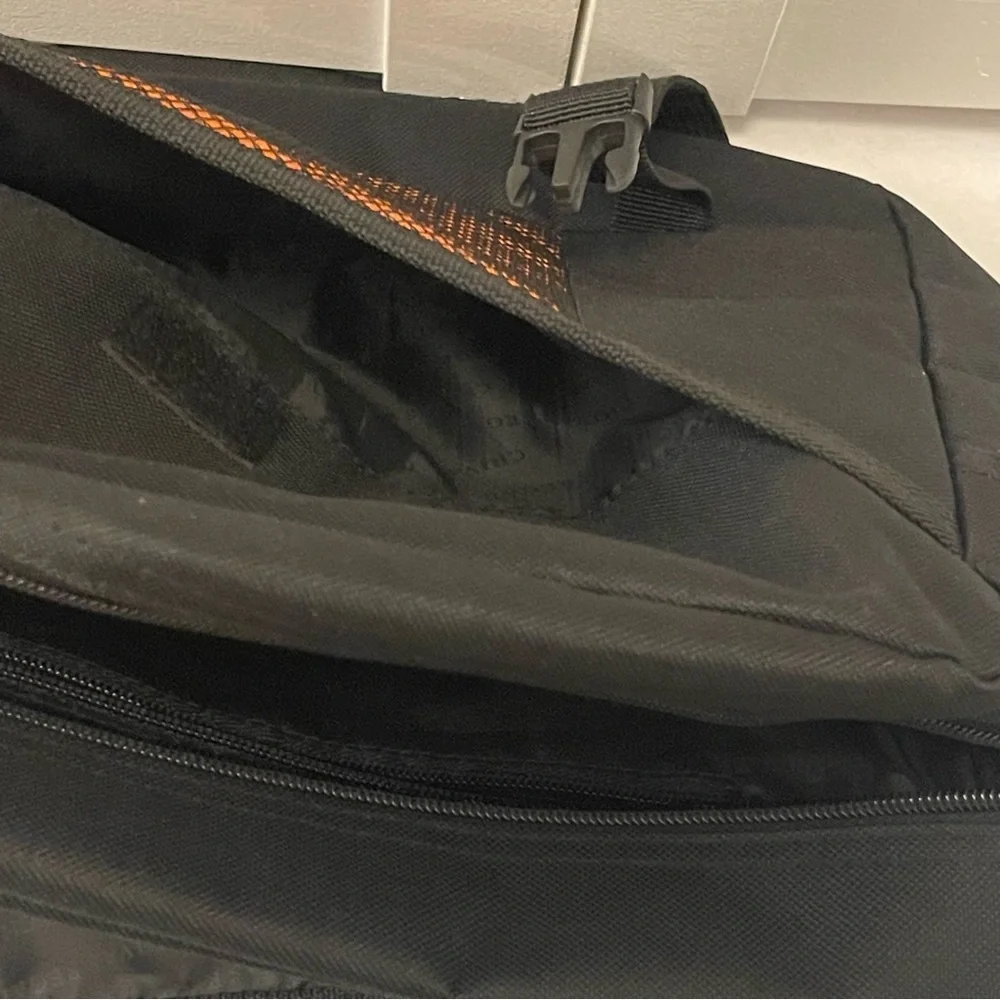 Chivas Regal Messenger Bag Black Orange Shoulder Laptop Logo Lined‎ Promo